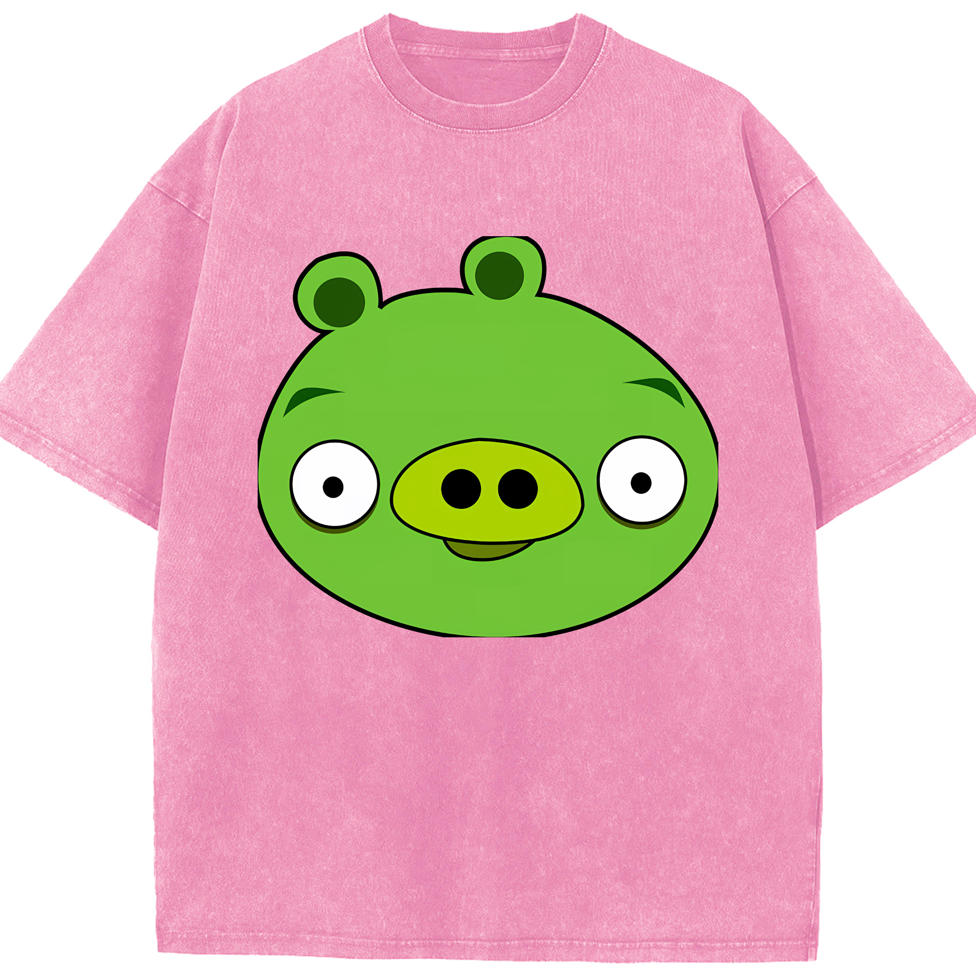 （画像用） Angry Birds アングリーバード 綿100% ヴィンテージ風 半袖Tシャツ（フロントプリント）